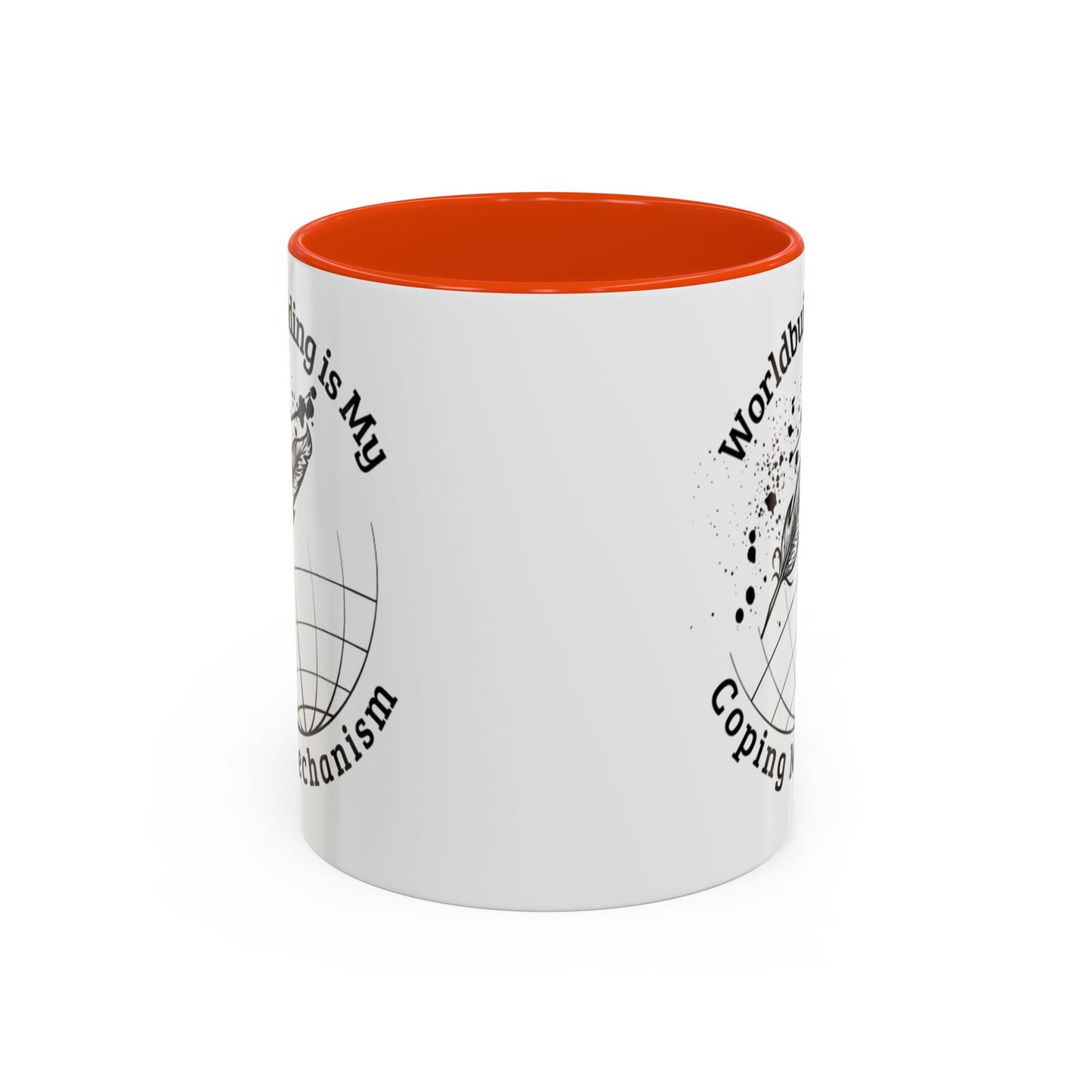 Worldbuilding is My Coping Mechanism Mug | Colorful 11oz & 15oz Coffee Cup for Writers | Perfect Gift for Creatives