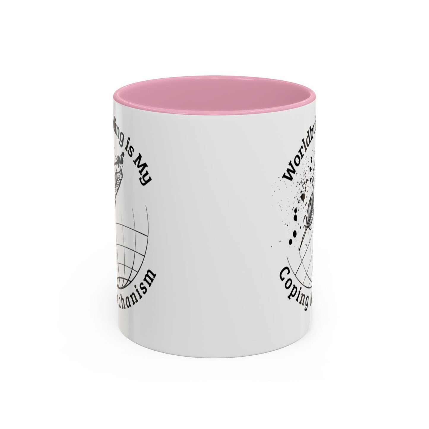 Worldbuilding is My Coping Mechanism Mug | Colorful 11oz & 15oz Coffee Cup for Writers | Perfect Gift for Creatives