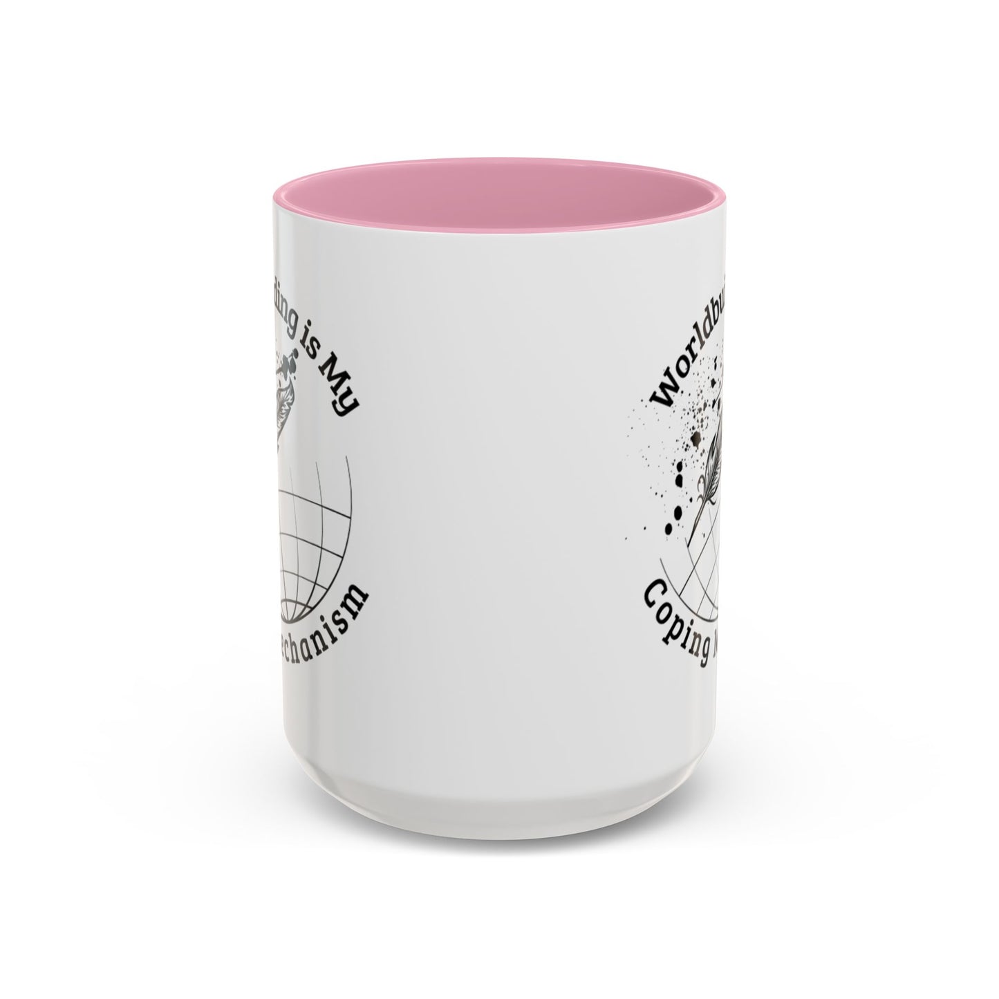 Worldbuilding is My Coping Mechanism Mug | Colorful 11oz & 15oz Coffee Cup for Writers | Perfect Gift for Creatives
