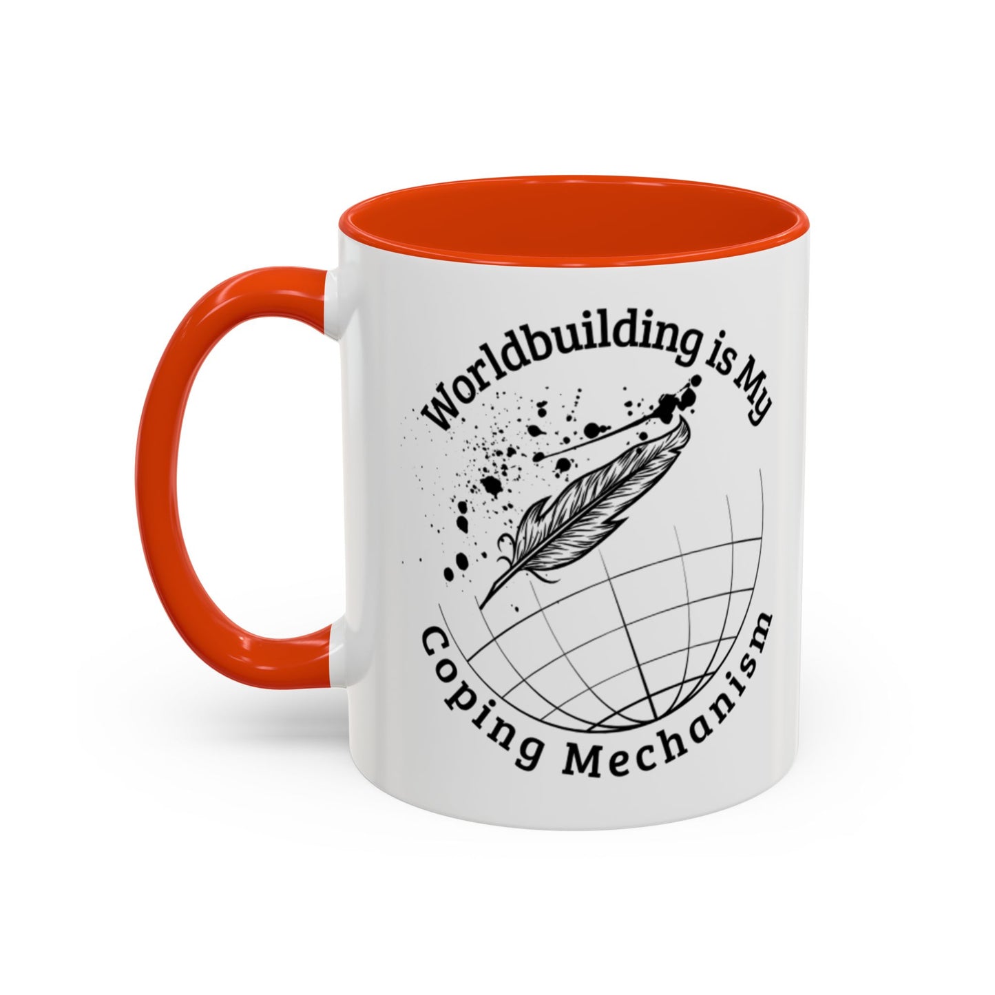 Worldbuilding is My Coping Mechanism Mug | Colorful 11oz & 15oz Coffee Cup for Writers | Perfect Gift for Creatives
