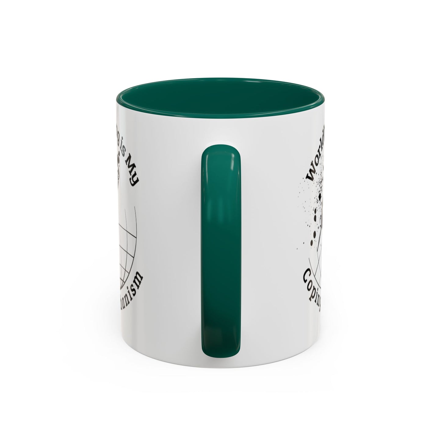 Worldbuilding is My Coping Mechanism Mug | Colorful 11oz & 15oz Coffee Cup for Writers | Perfect Gift for Creatives