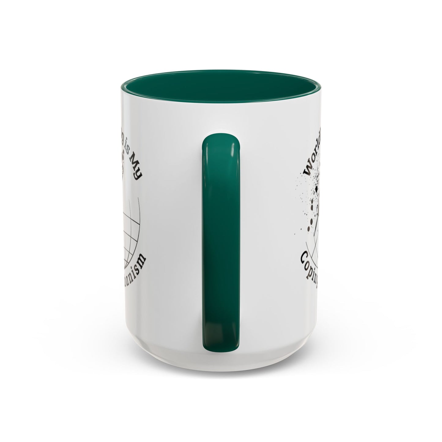 Worldbuilding is My Coping Mechanism Mug | Colorful 11oz & 15oz Coffee Cup for Writers | Perfect Gift for Creatives