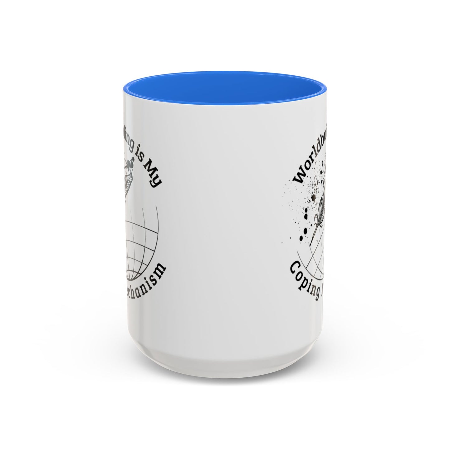 Worldbuilding is My Coping Mechanism Mug | Colorful 11oz & 15oz Coffee Cup for Writers | Perfect Gift for Creatives