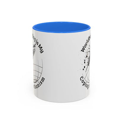 Worldbuilding is My Coping Mechanism Mug | Colorful 11oz & 15oz Coffee Cup for Writers | Perfect Gift for Creatives