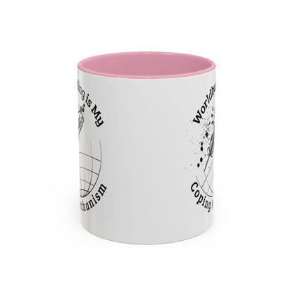 Worldbuilding is My Coping Mechanism Mug | Colorful 11oz & 15oz Coffee Cup for Writers | Perfect Gift for Creatives