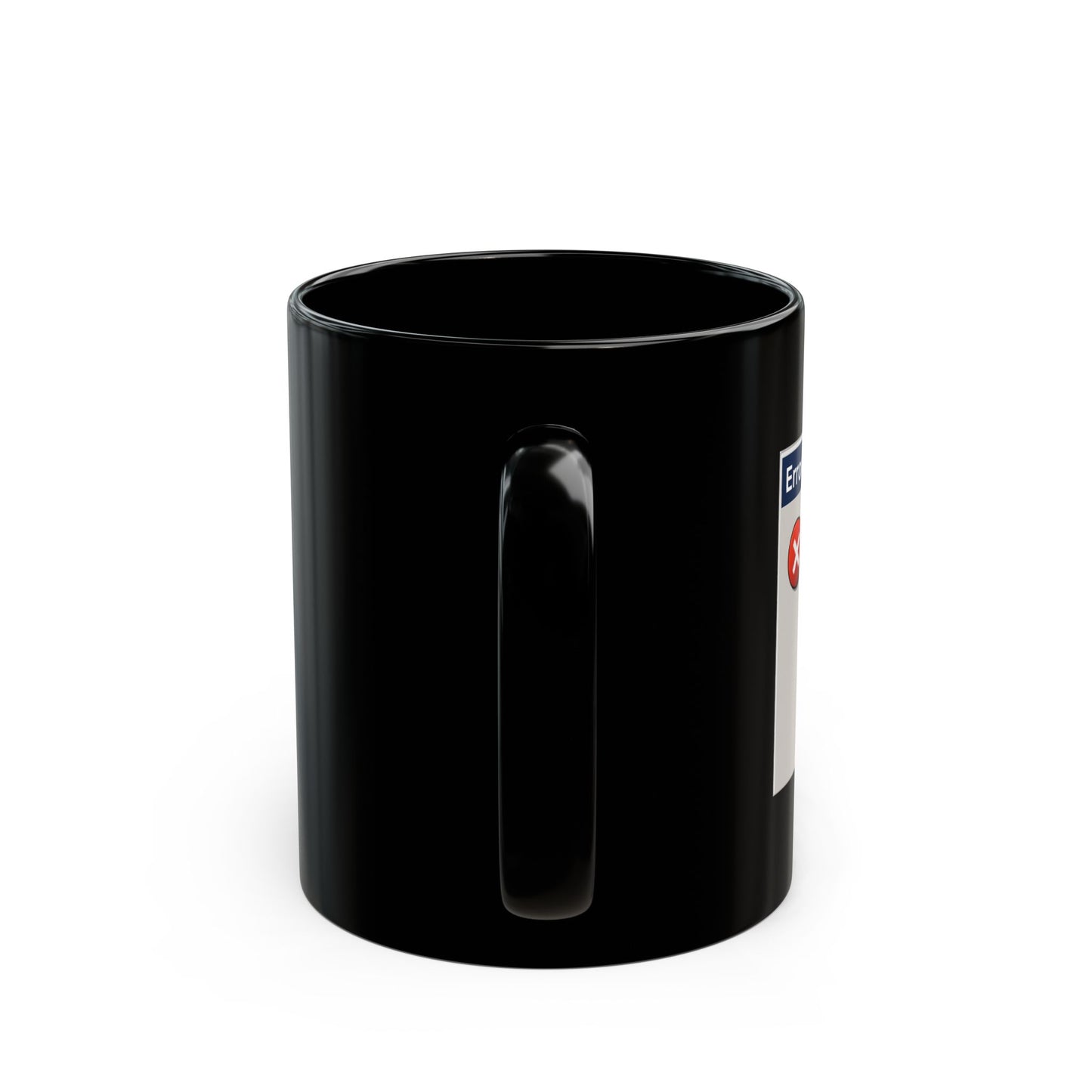 404 Error Mug - Funny Black Coffee Cup - Perfect for Tech Lovers & Gift Giving
